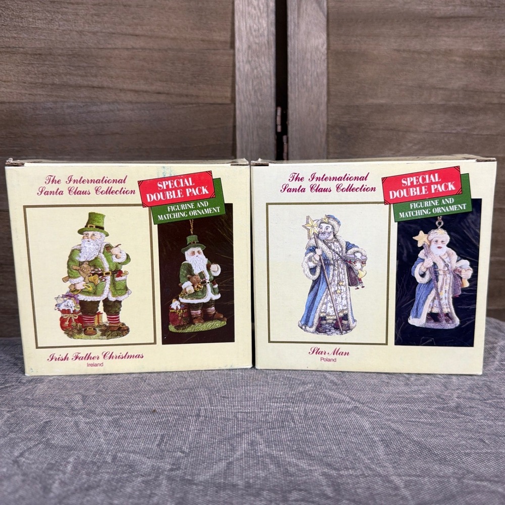 International Santa Claus Collection Irish Father Christmas Star Man Poland 1995